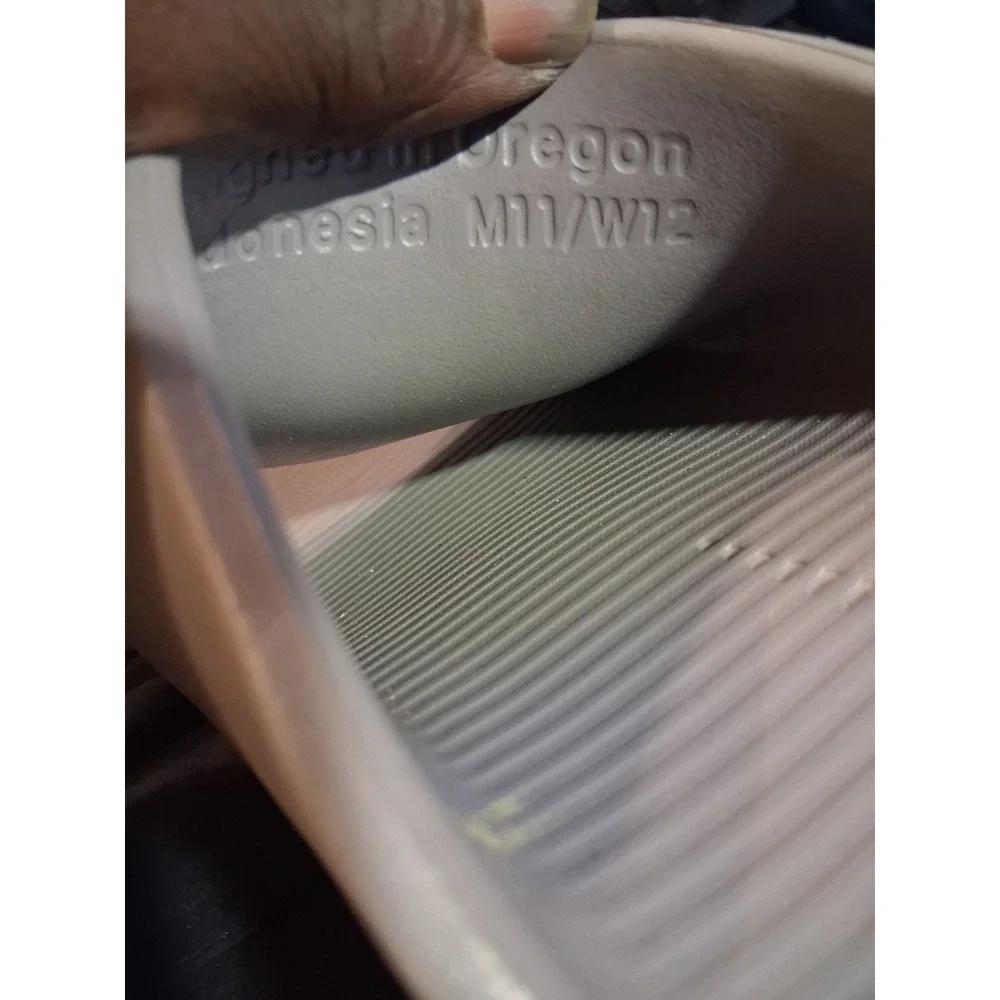 Nike Calm Slide Sesame Tan Mens 11 M11 W12 DX4816-200 Foam Sandals